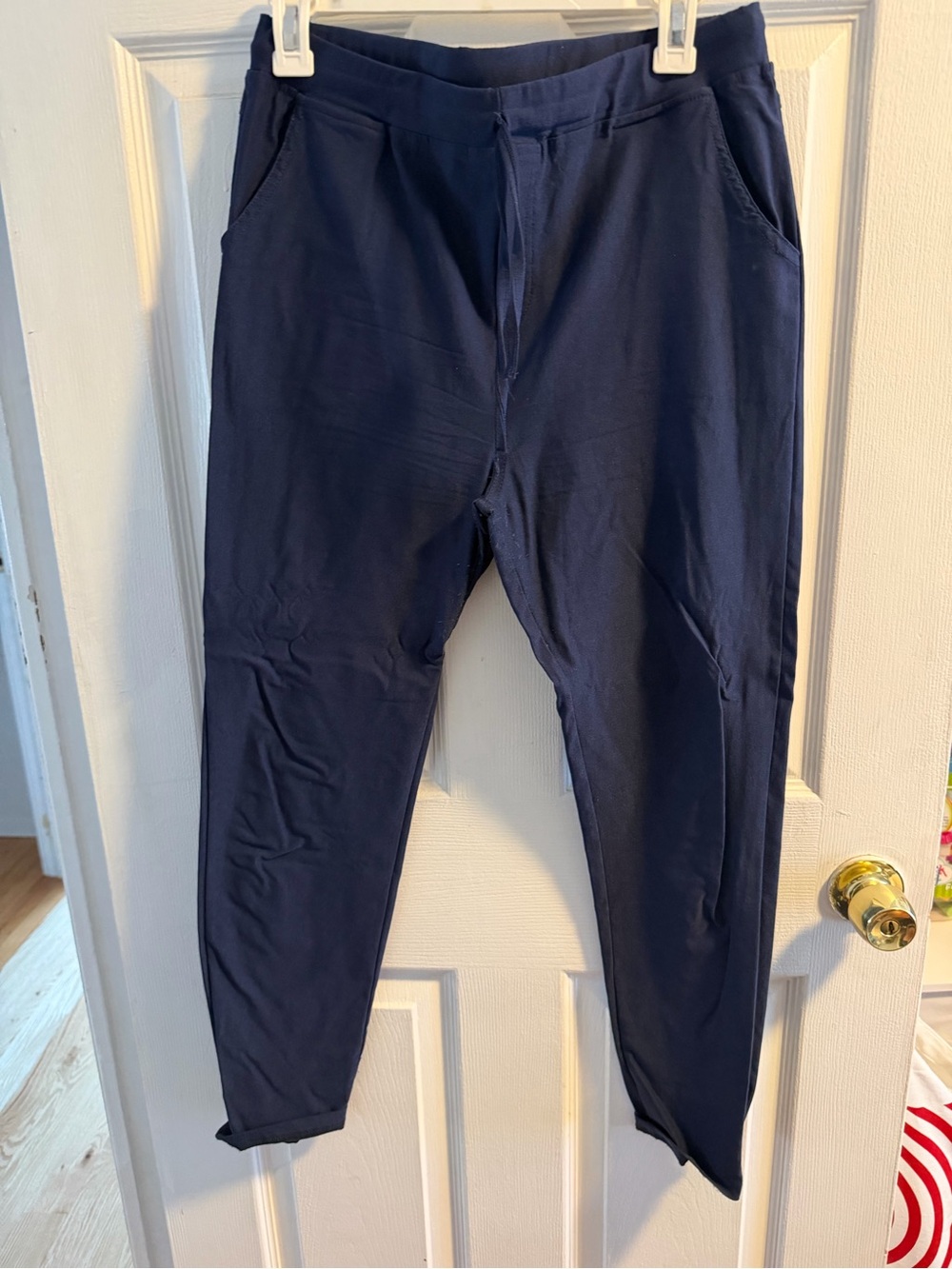 Womans Navy Comfort Jogger Pants